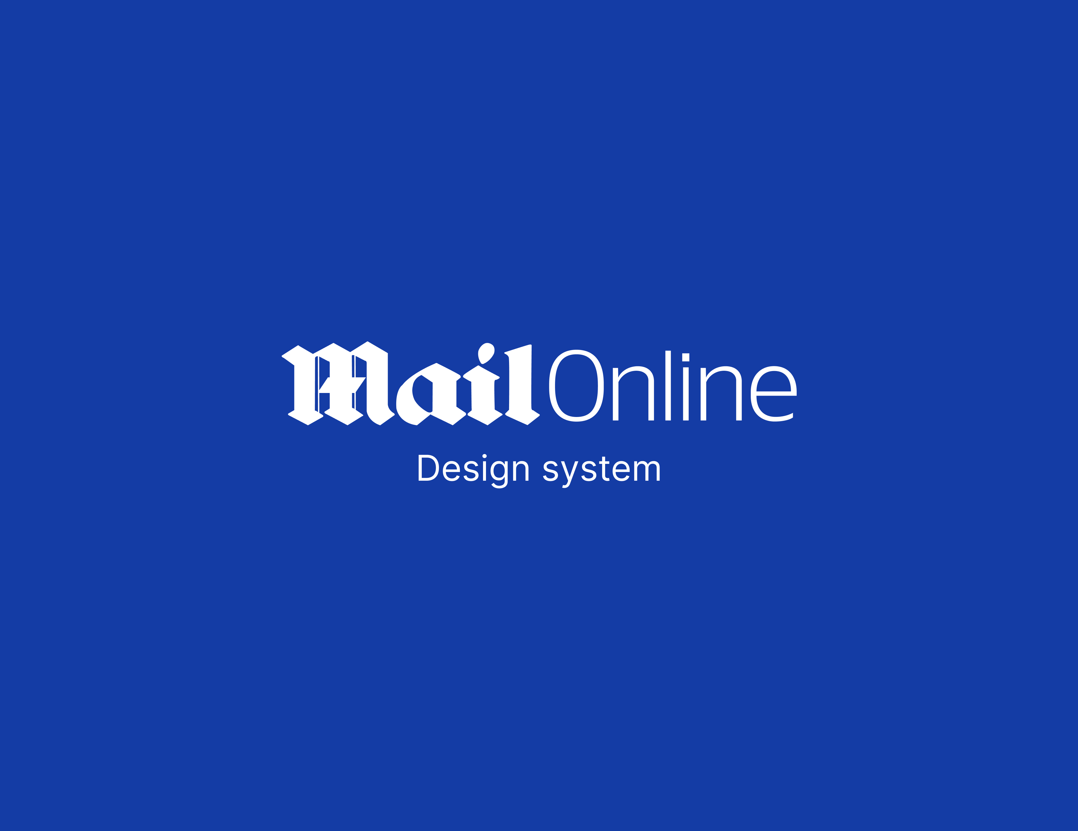 MailOnline Design System — unified tokens, typography and colour for a news platform.